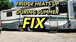 RV Camper Refrigerator Heats Up. SIMPLE FIX