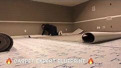 🔥 How To Install Carpet In BIG ROOMS 🔥