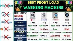 Best Front Load Washing Machine 2024⚡LG vs Samsung vs Bosch vs IFB Front Load Washing Machine India