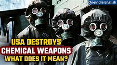 Chemical Weapons: USA declares destruction of last remaining stockpile in Kentucky | Oneindia News - video Dailymotion