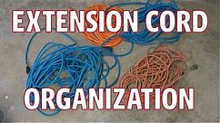 Extension Cord Organizing and Storage