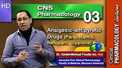 CNS Pharmacology (Ar) - 03 - Analgesic-antipyretic drugs