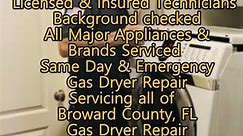 Gas Dryer Repair Cooper City Florida 954-800-9131