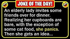 🤣 BEST JOKE OF THE DAY! - An elderly lady invites some friends over for dinner...| Funny Daily Jokes