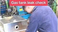 Leak check a Gas tank #aluminum #welding #project #TIG #weld | Roxanne R. Taylor 3