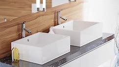 Swiss Madison St. Tropez Wall Hung Toilet Bowl 0.8/1.28 GPF Dual Flush Elongated in White SM-WT449
