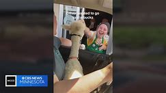 Alpaca makes visit to Wisconsin Starbucks