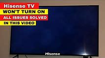 How to Troubleshoot Hisense TV Power Issues