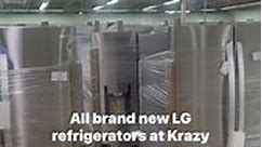 Brand new LG washer, dryers, and refrigerators at Krazy Bins Parma! DM to someone who deserves an upgrade at a 50% discount off retail prices! 😍😍😍 | Krazy Bins