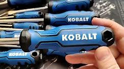 I bought the Kobalt Screwdriver Set from Lowes