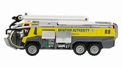 1:32 Airport Fire Truck Fire Engine Electric Die-Cast Engineering Vehicles Car Model Toy with Sound Light Pull Back Gifts,Yellow - Walmart.ca