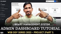 Library Management System Project UI design with HTML, CSS and Bootstrap (2023) | We Talk Digital