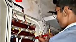 how to wire a 440 volt line work | mcb dp | 440 volt main siwch 3 fhes connection | #440volt #220wat
