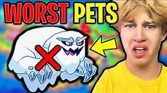 The TOP 5 *WORST* PETS IN PRODIGY???!!!