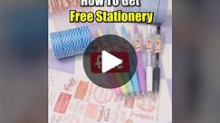 How To Get Free Stationery? 🔍Stationery Pal Free Gift #stationerypal #stationery #fyp #free #bestselling #mustbuy