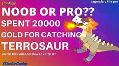 Prodigy Math Game 2020: TERROSAUR - RARE PET For 20000 GOLD! New Pet 2020 : How to get it?