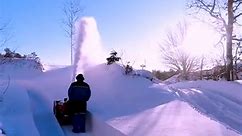 HONDA SNOW BLOWER HSM1390i HYBRID. Big snow storm in Norway 2024! #snowplowing #snowplow #snowremoval #snow #snowblower -004 | Autumn៚