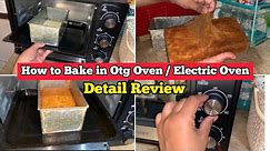 How to bake Cake in Otg Oven | Beginners Guide - Baking in Westpoint oven | Detail Review 2023✨