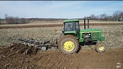 John Deere 4630 Tractor Plowing | New Garden Ohio