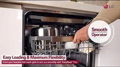 LG QuadWash™ Dishwasher User Scene Video / Easy Loading & Maximum Flexibility