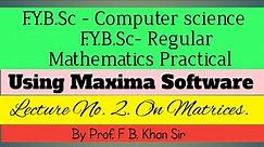 Maxima Software - How to find Addition, Subtraction ,and multiplication Using maxima software