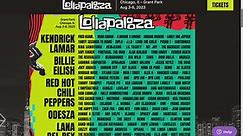2023 Lollapalooza lineup announced