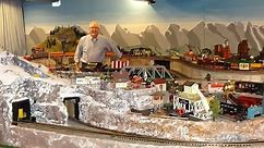 Large Private Model Railroad RR Lionel O Scale Gauge Train Layout of Ron Stevenson's awesome trains