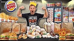 Eating EVERY ITEM On The Burger King Menu!