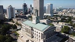 Tennessee State Capitol Building Drone