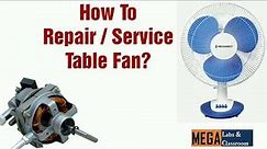 Easy Table Fan Repair | Table Fan Service | Table fan Parts in hindi