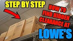 HOW TO FIND HIDDEN CLEARANCE AT LOWE'S | STEP BY STEP GUIDE | $86 CRAFTSMAN TOOLBOX #loweclearance