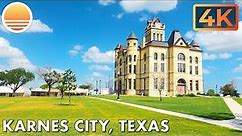 🇺🇸 [4K60] Karnes City, Texas! 🚘 Drive with me in a Texas town!