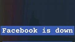 why facebook won't open? #facebook #facebookerror #FB