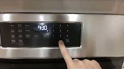 How to Change the Clock Time on a GE Stove / Oven