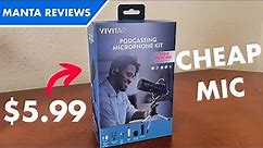 Manta Reviews: VIVITAR Podcasting Microphone Kit - is it good?