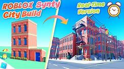 ROBLOX Synty City Real-Time Build | Studio Build + Walkthrough and Tips