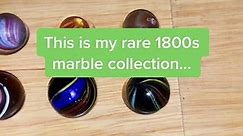 This is my rare marble collection! #rare #marbles #fyp #antique #art