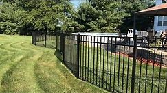Install New Haven Decorative Aluminum Fencing in Curved Layout @DIY Boomers