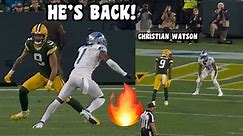 Christian Watson 2023 DEBUT 🔥 Lions Vs Packers 2023 NFL Week 4 highlights