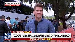 Fox News captures mass migrant drop-off in San Diego
