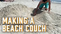 How to make a beach couch (Beach Hack #2)
