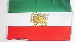 AZ FLAG Iran Old Persia Flag 18'' x 12'' Cords - Persian Small Flags 30 x 45cm - Banner 18x12 in