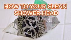 Clean Shower Head with Vinegar (the EASY way)