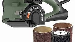 RESTORER Drum Sander Tool for Woodworking, Surface Conditioning, Buffer Polisher, Paint Stripper Remover, Burnishing Tool - WR351K1 kit Variable Speed with vacuum attachment, OHIO family business
