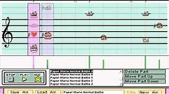Paper Mario - Normal Battle Theme - Mario Paint Composer