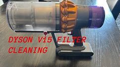 #60 Dyson V15 Detect filter cleaning
