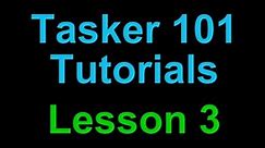 Android Tasker 101 Tutorials: Lesson 3 - Creating a Basic Scene