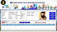 3/3 - Employee Management System Project With Database in Python Python Project