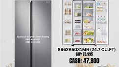 SAMSUNG SIDE-BY-SIDE REFRIGERATOR is now on its lowest price! Upgrade now or get your first ref and avail yourself of our December Sale! ❄️❄️❄️ Limited stocks only! #LEGITONLINESELLER #ShopSmarter #christmassale2023 | Appliance Insights & Deals