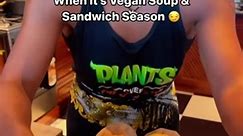 This is the perfect vegan soup and sandwich combo for you and your family. With these cold temperatures, it’s nice to have a homemade meal that warms the body and soul ☺️ Just because you’re plant-based doesn’t mean you can’t enjoy your meals. If you’re really ready to take that step, click the link in the bio to get access to my vegan cookbooks and East African Sea Moss. ⬆️ Changing lives one recipe at a time ❤️🌱 #eatmoreplants #soupseason #vegansoup #plantbased #blackvegan #vegans #vegansofti